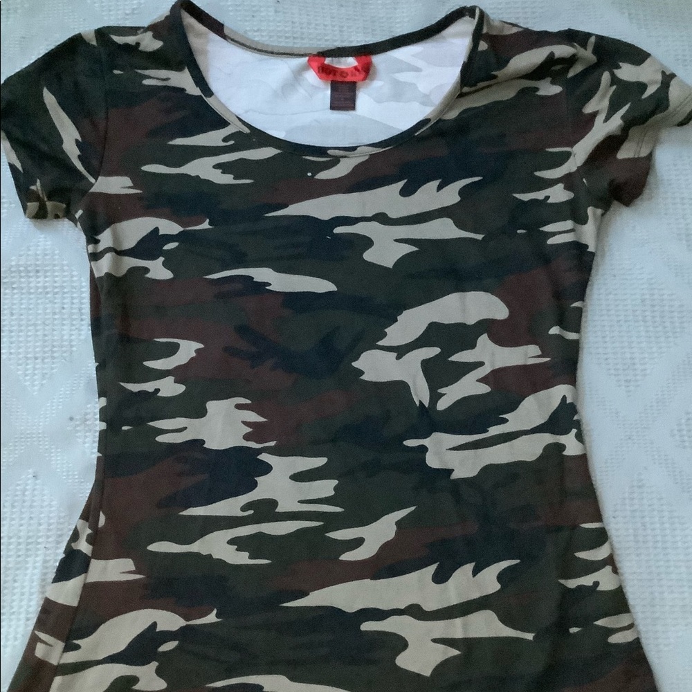 Camo Scoop Shirt